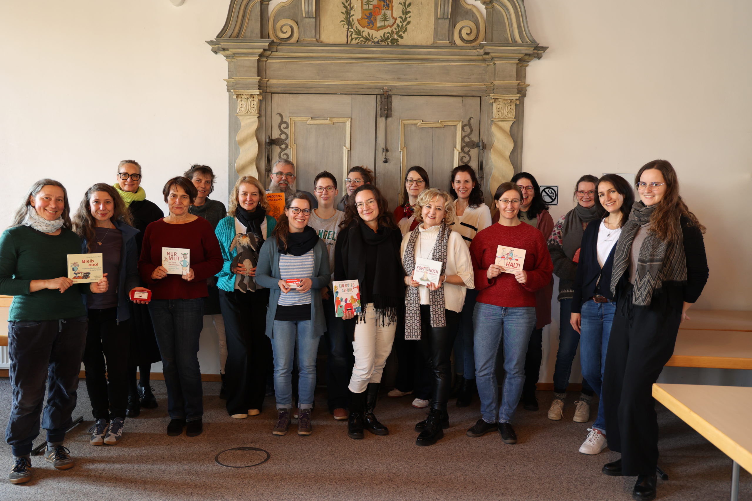 Ausgebildete Multiplikatoren in der Klosterbibliothek